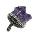 Crazy Hot Amethyst Crystal Druzy Gemstone pour collier